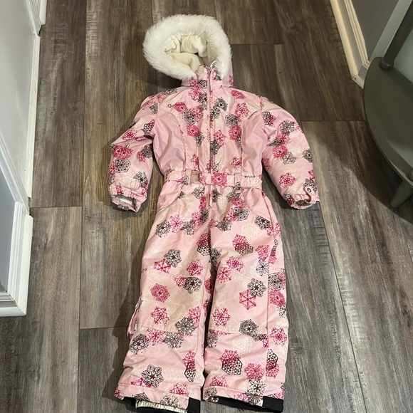 SUN ICE Kids Snowsuit Pink Snowflake 5 years - Picture 1 of 9